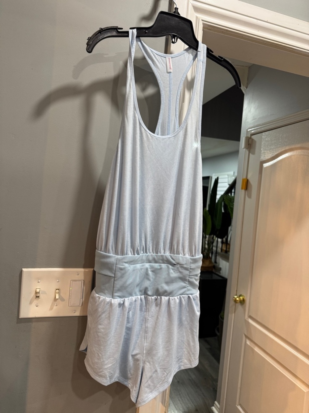 Free movement XS - Light Blue Racerback Romper